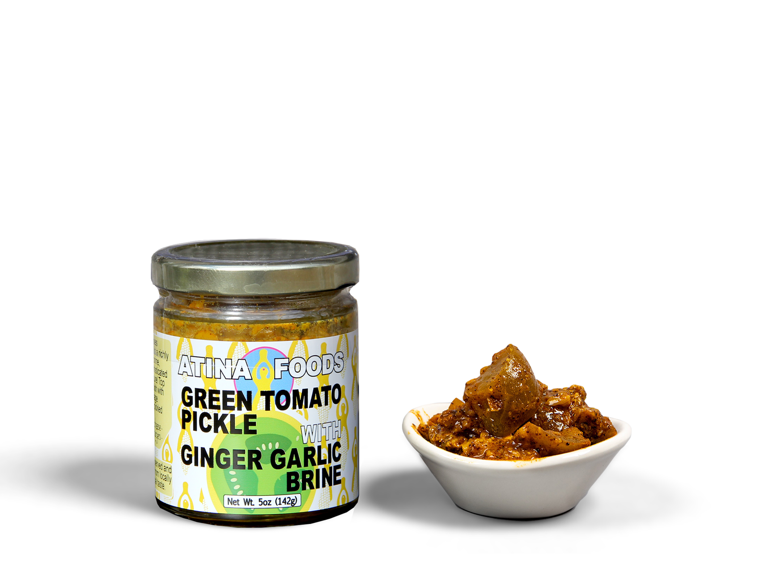 Green Tomato Pickle with Ginger Garlic Brine — atinafoods
